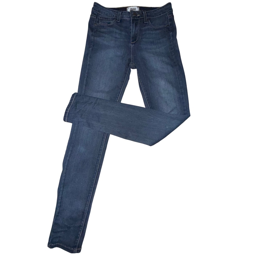 PAIGE‎ Hoxton Ultra Skinny Jeans Dark Wash Size 26 High Rise Stretch Denim
